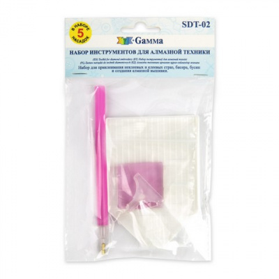 Набор инструментов для алмазной техники SDT-02 в пакете с крючком
