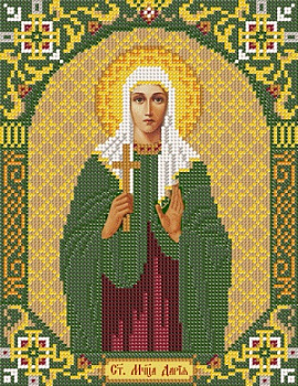 Набор для вышивания «Nova Sloboda» С9115, Св.Мч.Дарья, 18x23 см