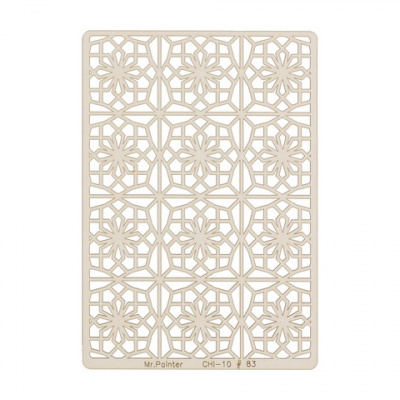 Чипборд картонный "Mr.Painter" CHI-10/83 Мароканские звезды 11.5 см х 16.5 см 1 шт