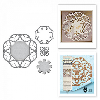 Набор ножей Spellbinders® Nestabilities® Decorative Accents "Юбилей Ренессанса: Ярлыки 46"