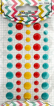 Эмалевые клеевые точки "Рукоделие" 7594 45шт.