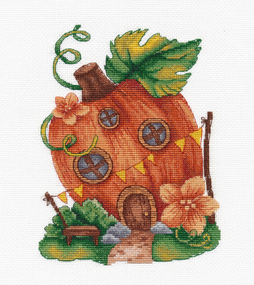 Набор для вышивания «Овен» 1584 "Тыковка -2"  14 х 19 см