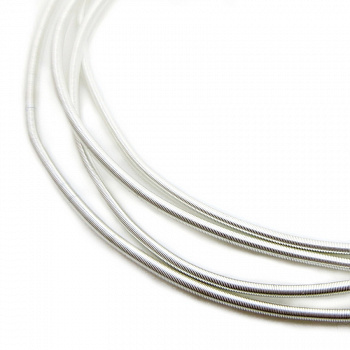 Канитель мягкая, гладкая KAN/MK1.3-01  матовая, серебро