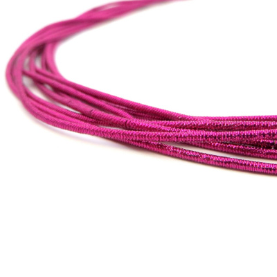 Канитель, металлик KAN/MM1,5-02 розовая фуксия