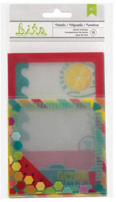 Оверлеи для фото"American Crafts" AC BITS 366969 «Shades»16шт