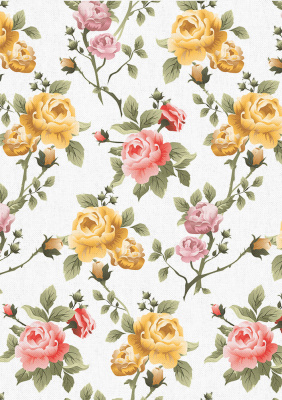 Ткани для пэчворка PEPPY ВЕРСАЛЬСКИЕ САДЫ ФАСОВКА 50*55 см, цв.белый