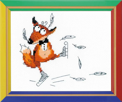 Набор для вышивания «Весёлая Пчёлка» НВ147 Парное катание. Короткая программа 16*13 см