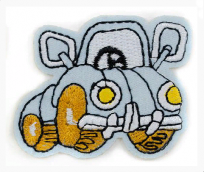 Термоаппликация LA339 Blue 55 х 45 мм упак/5 шт