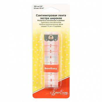 Сантиметровая лента "Hemline" ER306.EW, экстра широкая, 3 м