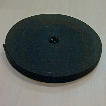 Резинка ширина 20 мм, 40 м, черная