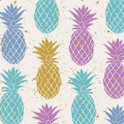 Упаковочная бумага односторонняя WPO-02 «Stilerra» 100 x 70 см, цвет 30 Ананасы