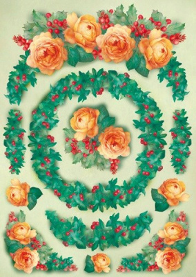 Карта для декупажа Stamperia, 1 лист, 50*70 см