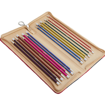 Набор алюминиевых прямых спиц Zing KnitPro, 30 см, 47406