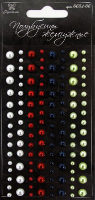 Клеевые камушки "Рукоделие" 6654-06 120шт.