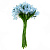 Декоративный букетик "Рукоделие" DKB031B blue (голубой)