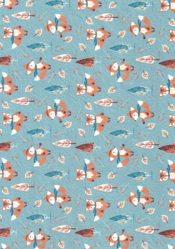 Фетр декорат. принтованный "Рукоделие" FLT(P)-SA1-1 "Времена года. Осень" 180г, 1мм, 21х29,7см (5шт)