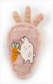 Украшение тескстильное LA333 Pink 20 х 40 мм 5 шт 