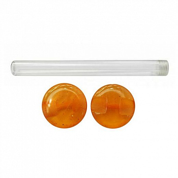 Пуговицы в тубе 0311-0398А  20L, 36 шт. C006 оранжевый