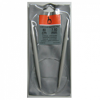 Спицы циркулярные 80 см PONY  50216 d=7.50 мм
