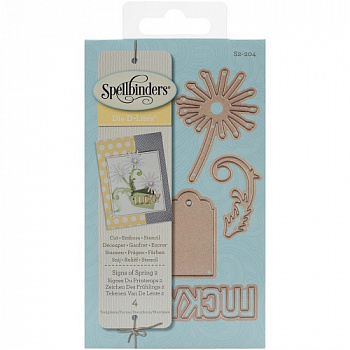 Набор ножей Spellbinders® Shapeabilities® Die D-Lites™ «Знаки весны 2»