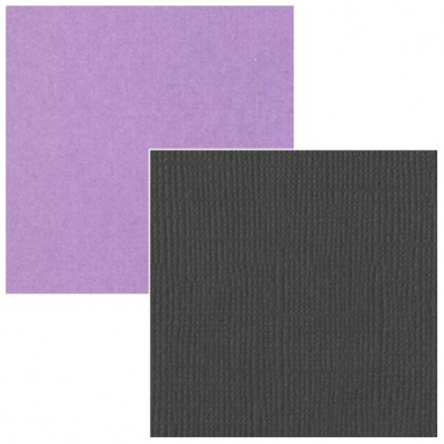 Бумага для скрапбукинга с внутренним слоем ColorCore Cardstock® GX-BM350-12 Черная магия, 31х31см