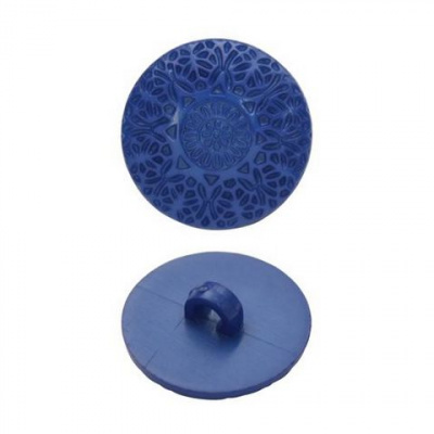 Пуговицы в тубе 57092  на ножке 22мм (18-3949 василек) 36 шт.