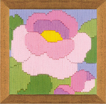 Набор для вышивания «Сотвори Сама» 1634 Пион 10*10 см