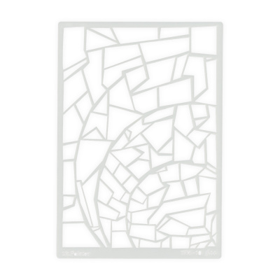 "Mr.Painter" TFR-10 Трафарет-маска 1 шт. 44 "Осколки"