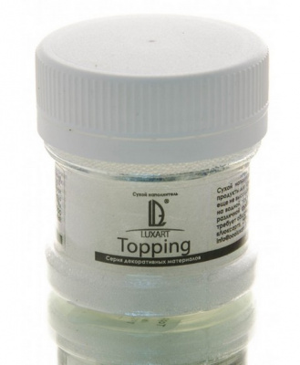 Декоративная присыпка (топпинг) Luxart Topping микросферы (06-09 мм)  25 мл