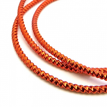 Канитель мягкая, фигурная KAN/MS2-25 глянец, оранжевый медный (упак 500 г)