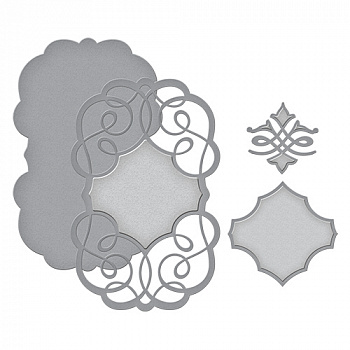 Набор ножей Spellbinders® Nestabilities® "Удивительная бумага Грейс: Вихрь Грейс"