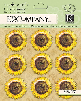 Стикеры-украшения: Подсолнухи Tim Coffey
