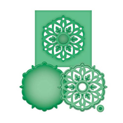 Набор ножей Spellbinders® Shapeabilities® Die D-Lites™ "Медальон 8"