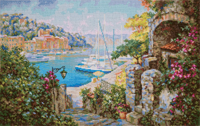 Набор для вышивания «Panna» МТ-1854 У самого южного моря, 45,5 x 29 см