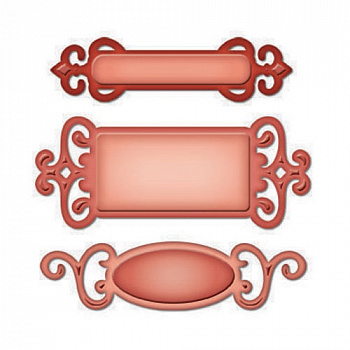 Набор ножей Spellbinders® Shapeabilities® "Модные теги 1" 