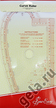 Лекало "Hemline" NL4196 портновское, пластик