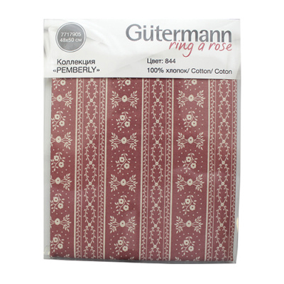 Ткань коллекция 'Pemberly' 48х50 см, Гутерманн, цвет 844