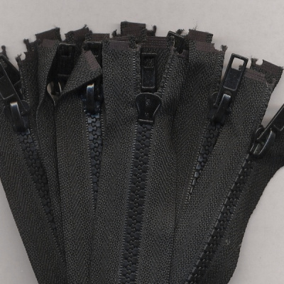 Молния тракторная тип 5 с 1 бегунком, 10 шт/упак,80 см, черный