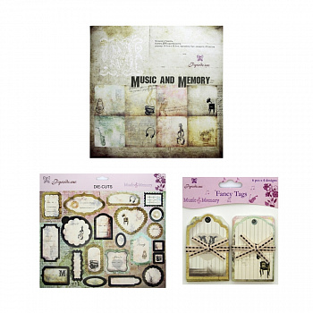 Коллекция для скрапбукинга "Рукоделие" Музыка и Память