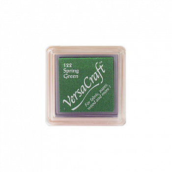Подушечка чернильная Tsukineko "Versa Craft Small" 25х25мм, цвет: Весенний зеленый