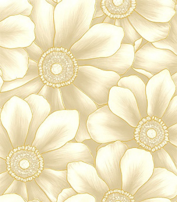 Ткань 100%  хлопок, ширина 110 см, GARD-03 Cream, KonaBay