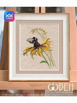 Набор для вышивания «Овен» 1455 "Шмель" 15  х 19см