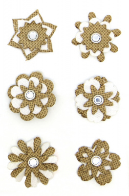 Тканевые цветы 3D "Рукоделие" FLD-103