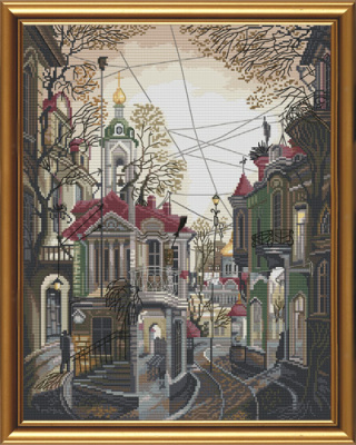 Набор для вышивания «Nova Sloboda» АМ3002 В городе 28*36 см