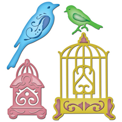 Набор ножей Spellbinders® Shapeabilities® "Птичьи жилища"