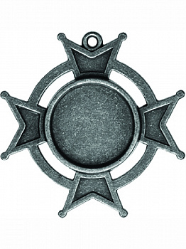 Заготовки для украшений «Iron Cross Bezel-Small-Silver» (Серебро)