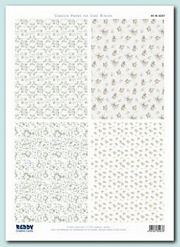 Фон бумажный для аппликаций  210х297мм ,№8