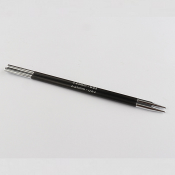 Спицы съемные Karbonz KnitPro, для тросика 35-126 мм, 3.25 мм 41302