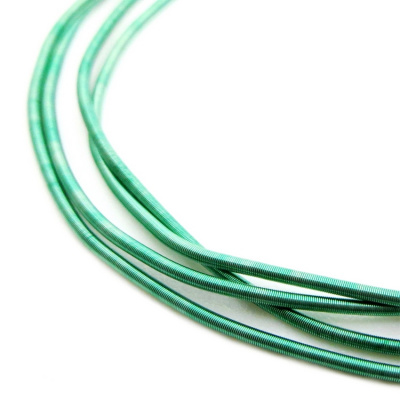 Канитель мягкая, гладкая KAN/MK1.3-18  матовая, нефрит