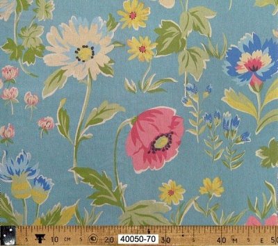 Ткань для пэчворка LECIEN коллекция "Поэзия Цветов" 80% хлопок, 20% лён, 110 см